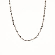 Cargar imagen en el visor de la galería, Cadena Basica Plateada de Acero Inoxidable, 50 cm (10 piezas)