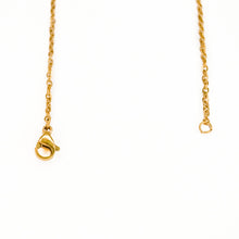 Cargar imagen en el visor de la galería, Cadena Basica Dorada de Acero Inoxidable, 50 cm (10 Piezas)