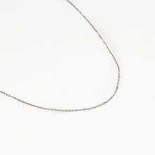 Cargar imagen en el visor de la galería, Cadena Delgada Plateada Acero Inoxidable (10 Piezas)