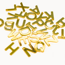 Cargar imagen en el visor de la galería, Inicial A de Acero Inoxidable (10 Piezas)
