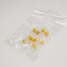 Cargar imagen en el visor de la galería, Terminación para cadena de lentes Dorado (5 Pares)
